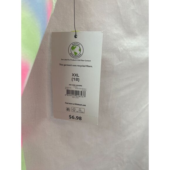 NWT Athletic Works Girls XXL (18) Camo Legging  Slash Pockets UPF 30 Protection - Picture 3 of 8